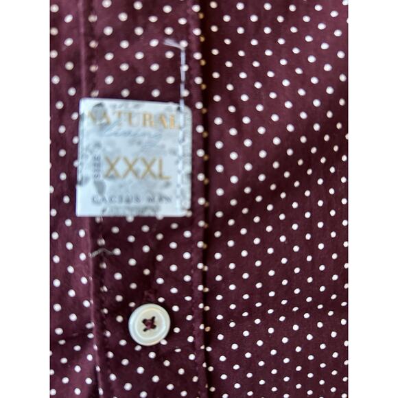 Cactus Man 3XL Shirt Mens Medium Long Sleeve Ricky Singh Geometric Dots Western - Picture 10 of 13